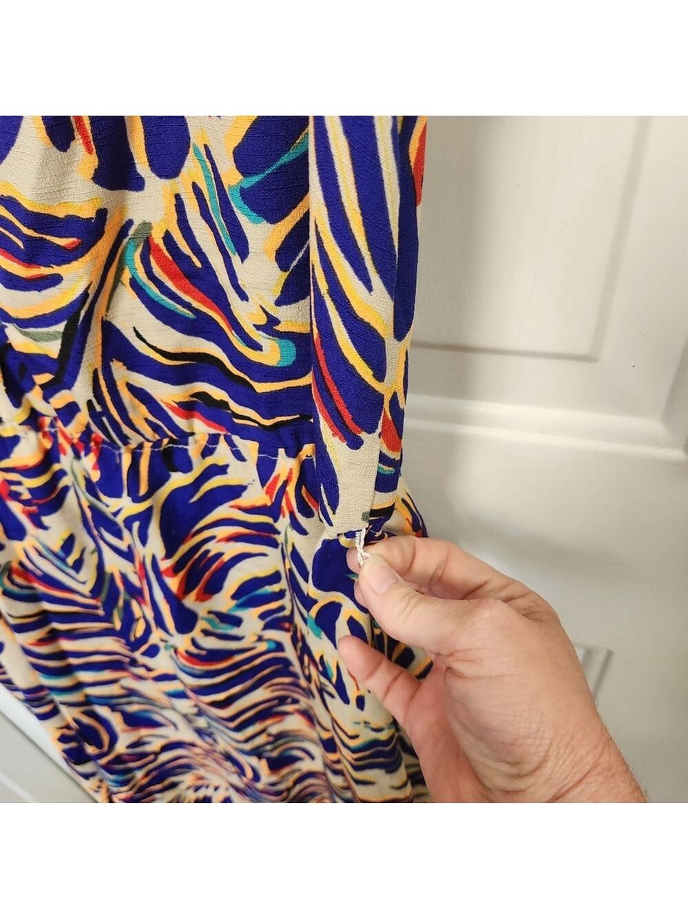 Tahari Vintage Floral Sleeveless Maxi Dress - Picture 5 of 6